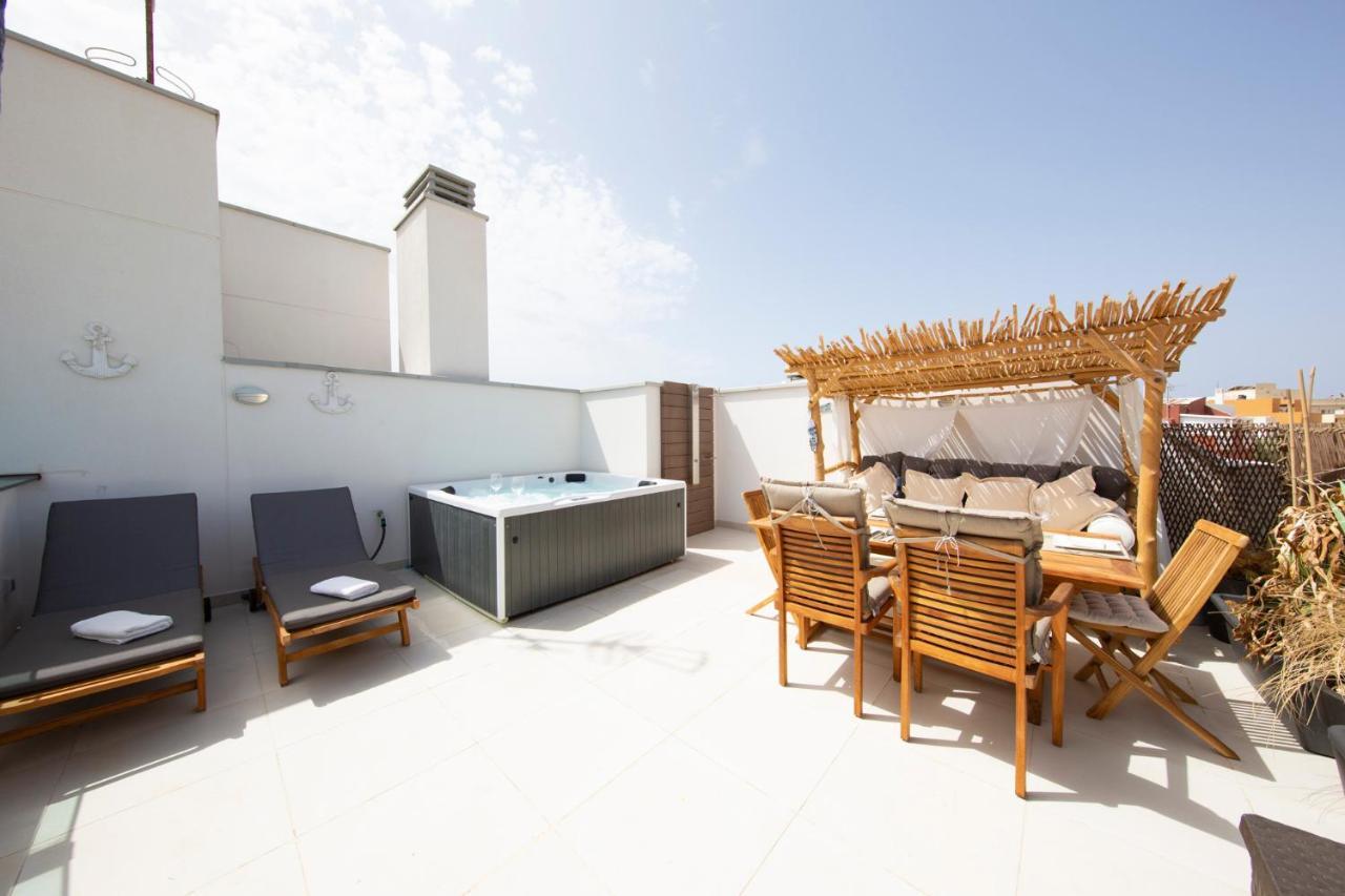 Medano4You Tina'S Jacuzzi Terrace Playa Chica El Médano Kültér fotó